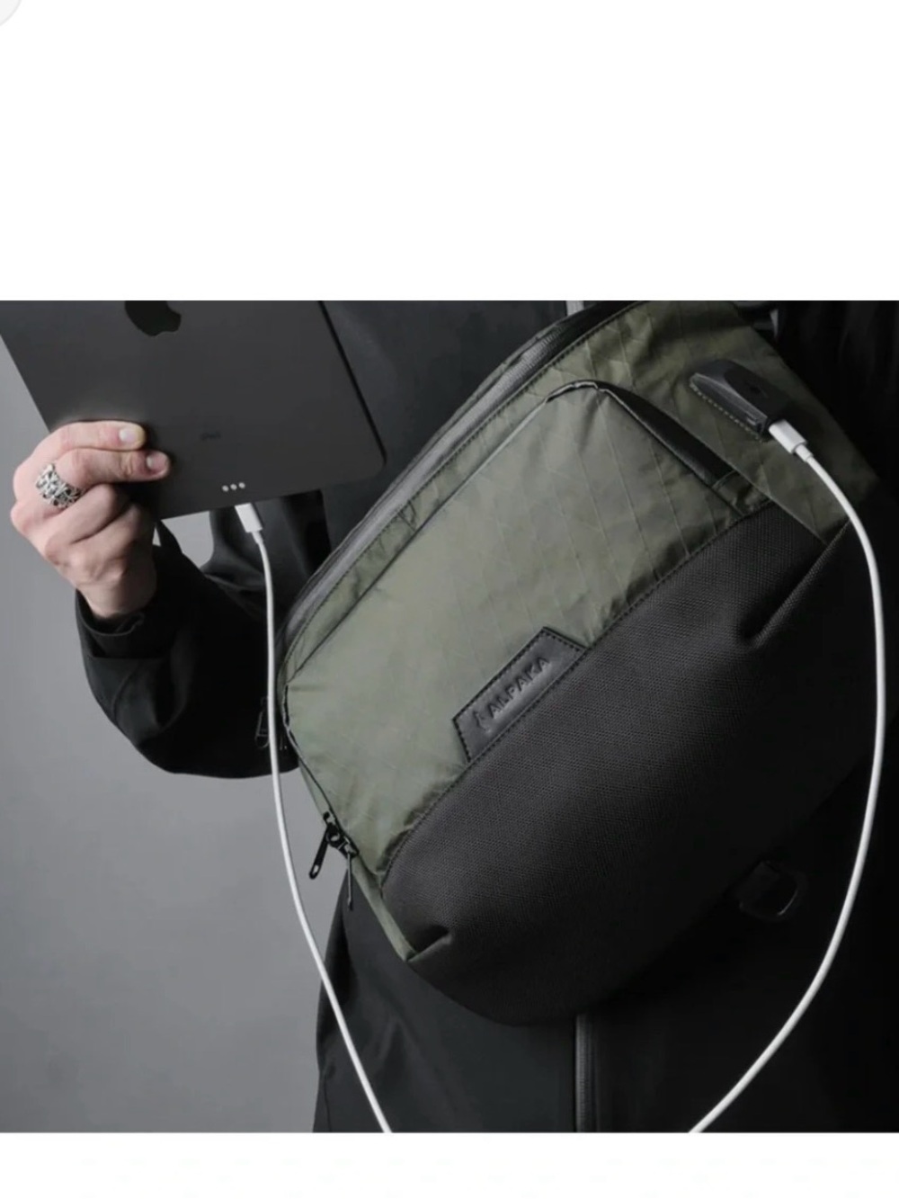 NWOT ALPAKA Army Green | Axogrid 300D Bravo X Sling V2 - Picture 7 of 11